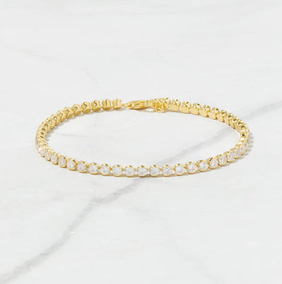 3mm Round Bezel Bracelet