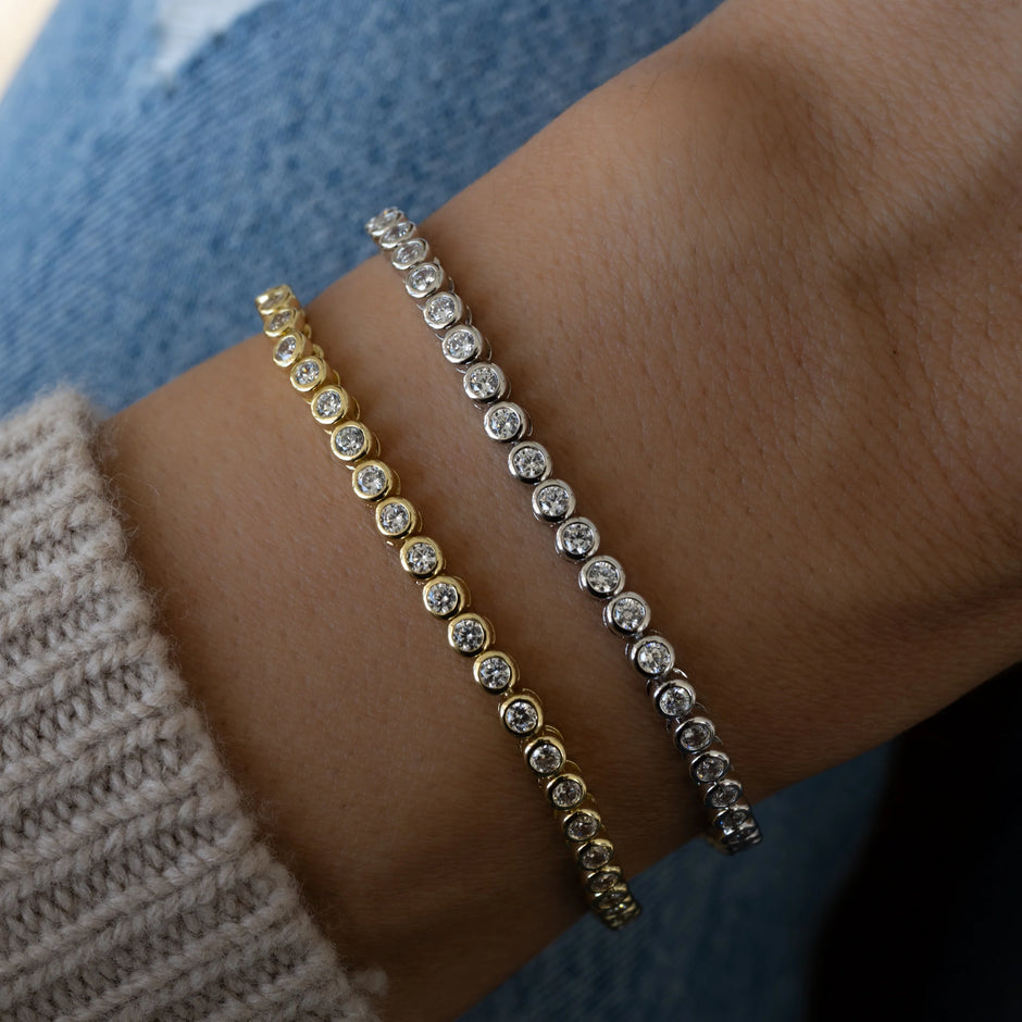 Maya Round Bezel Bracelet