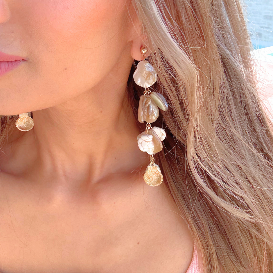 Mila Natural Stone Earrings