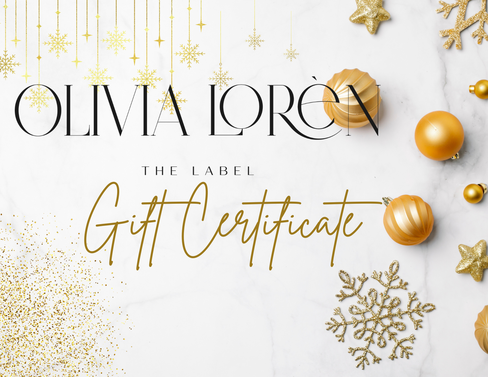Olivia Lorèn The Label Holiday Gift Card