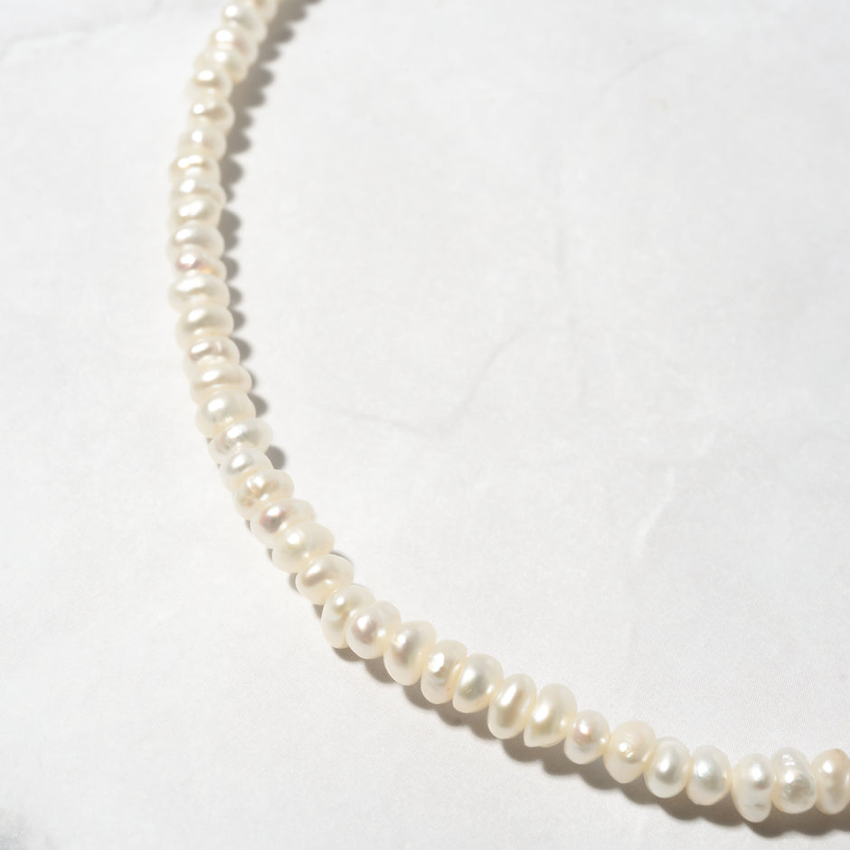 Freshwater Beaded Pearl Necklace