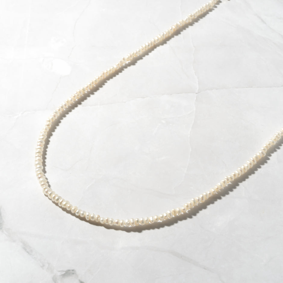 Freshwater Beaded Pearl Necklace
