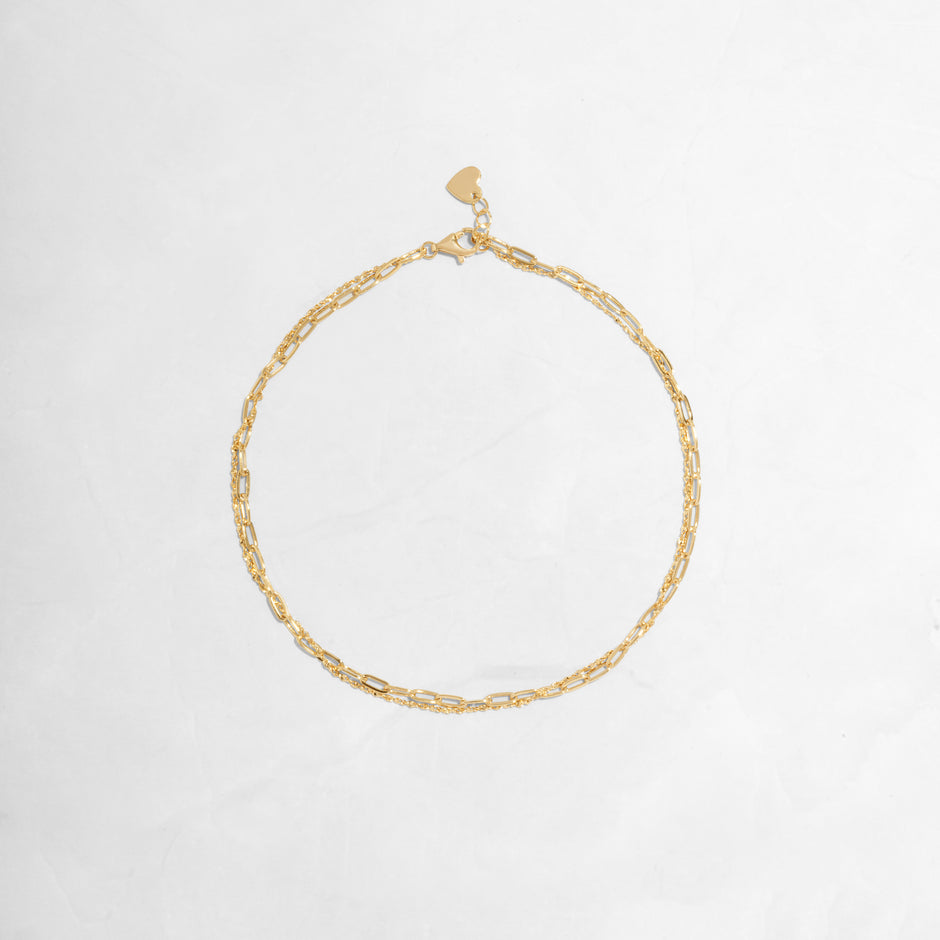 Two Dainty Anklet Set
