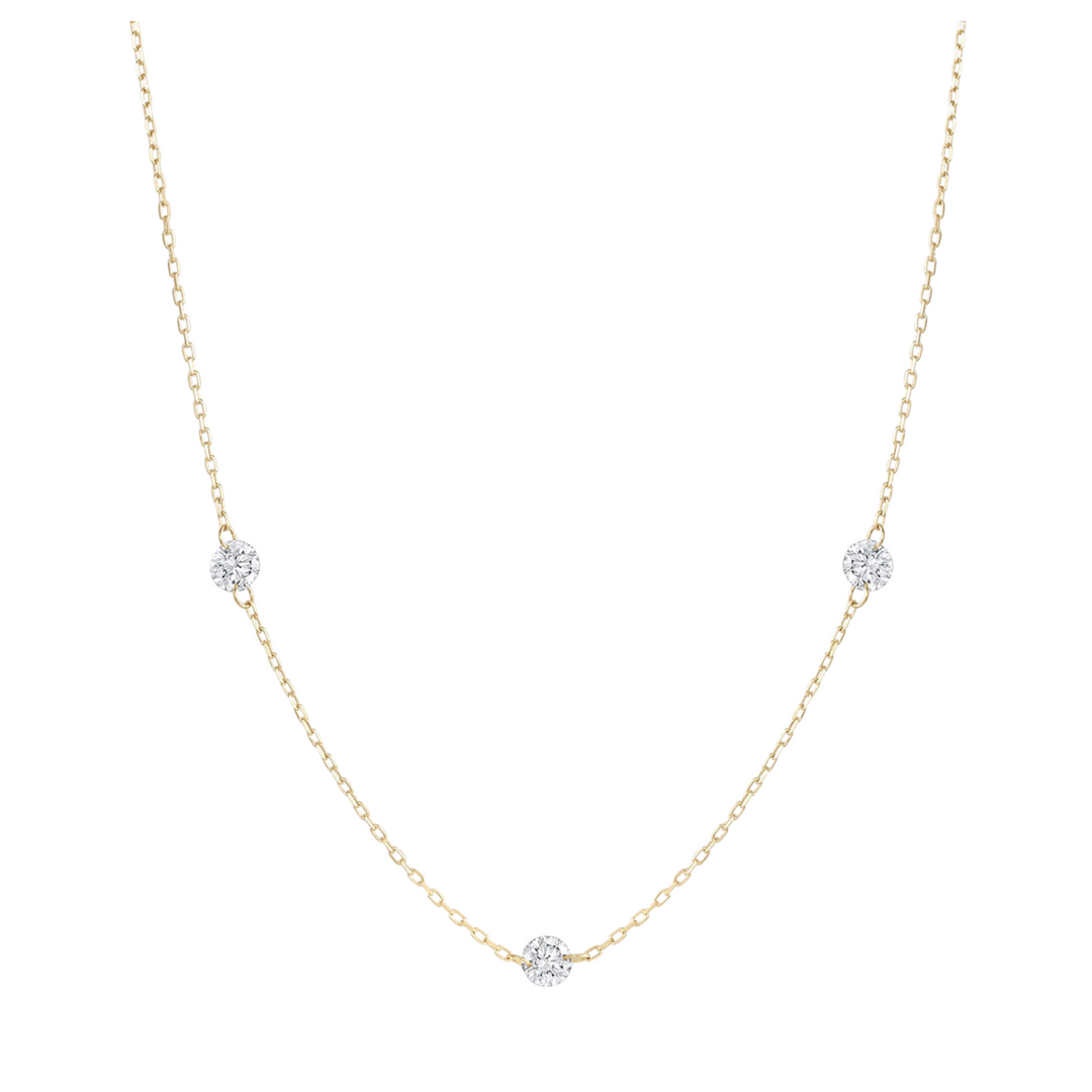 Amelie Floating Diamond Necklace