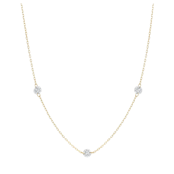 Amelie Floating Diamond Necklace