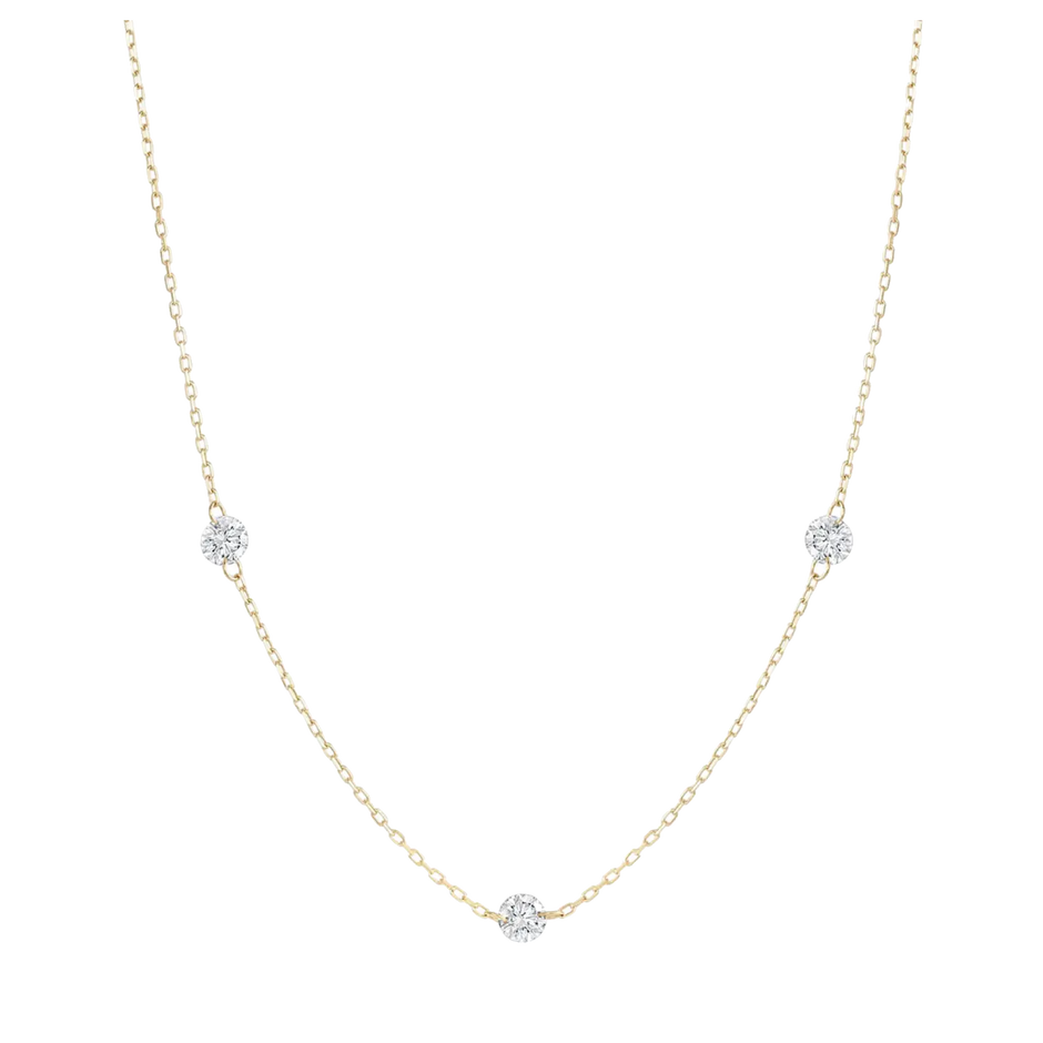 Amelie Floating Diamond Necklace
