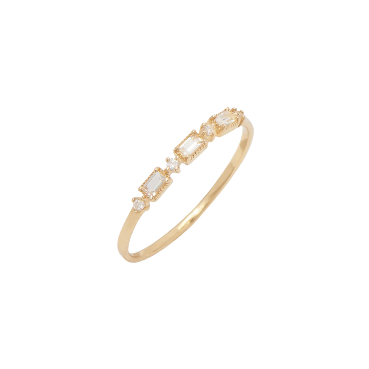 Jacqueline Diamond and Solid Gold Ring