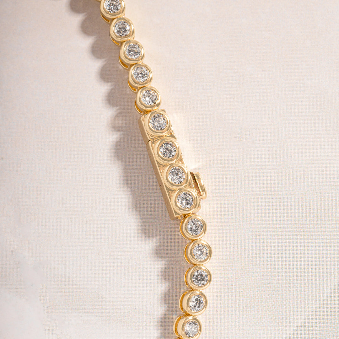 3mm Round Bezel Bracelet