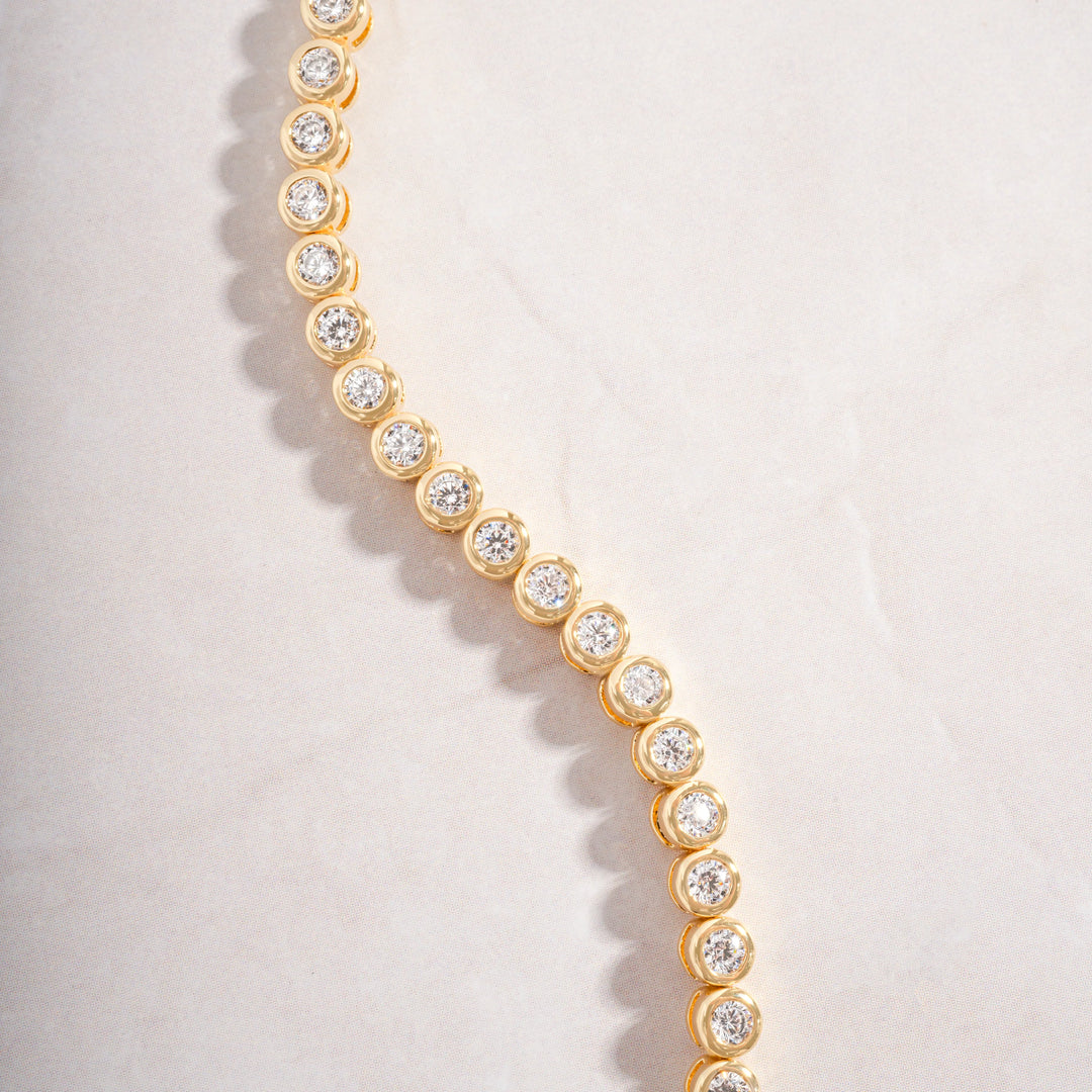 3mm Round Bezel Bracelet