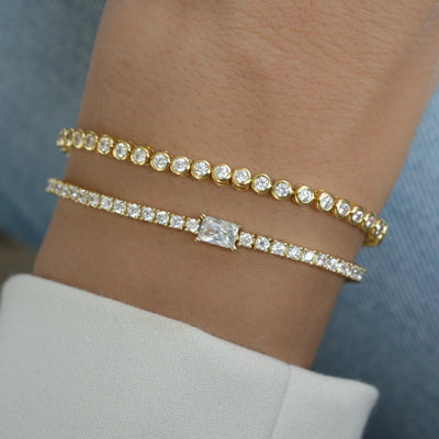Maya Round Bezel Bracelet