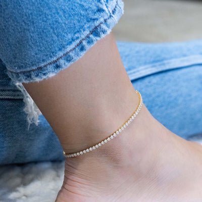 3mm Tennis Anklet