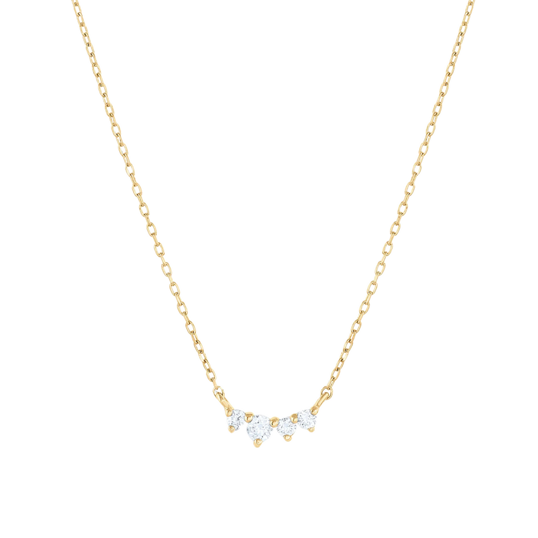 Diamond Cluster Necklace