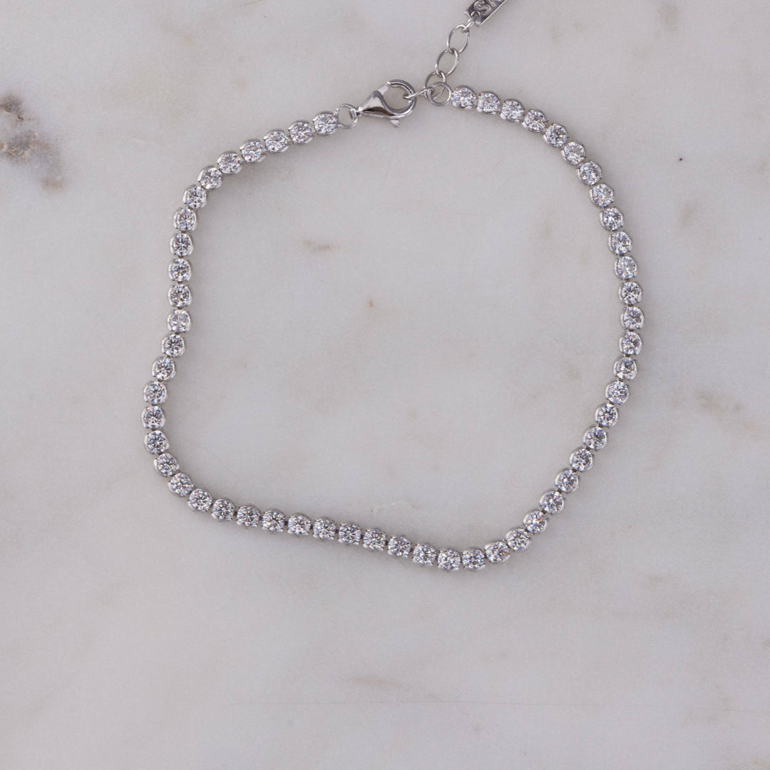 3mm Round Bezel Bracelet