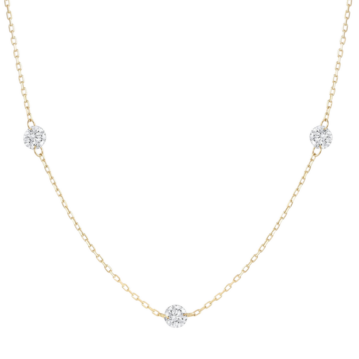 Amelie Floating Diamond Necklace