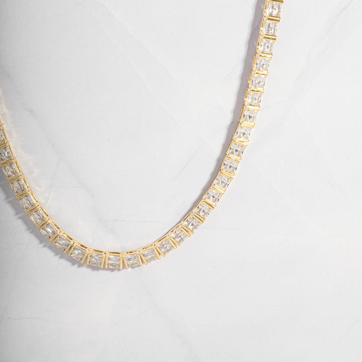 Baguette Tennis Necklace