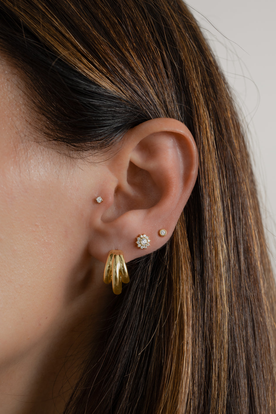 Luna Trio Earrings