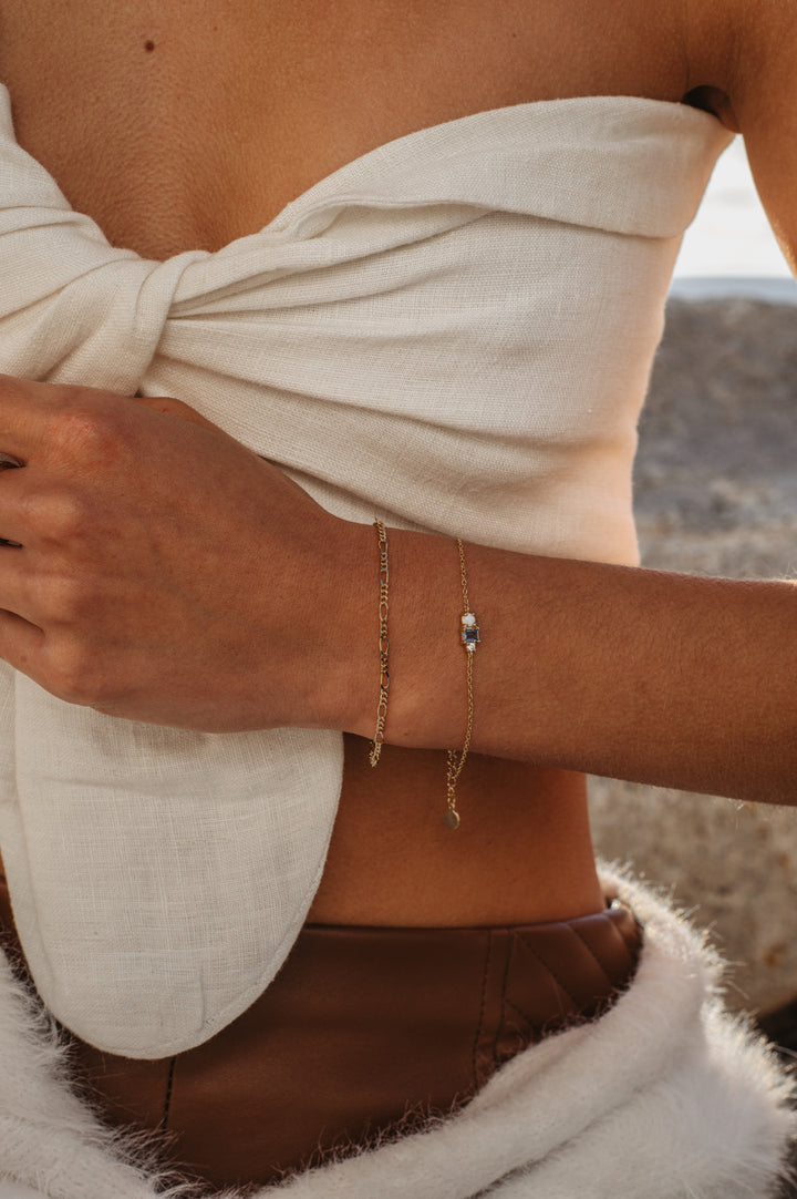 Minimalist Waterproof Bracelets on Beach