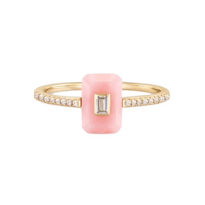 Sylvie Pink Opal Ring