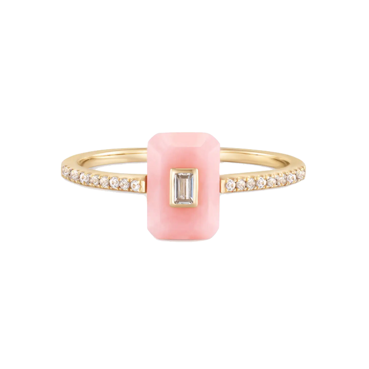 Sylvie Pink Opal Ring