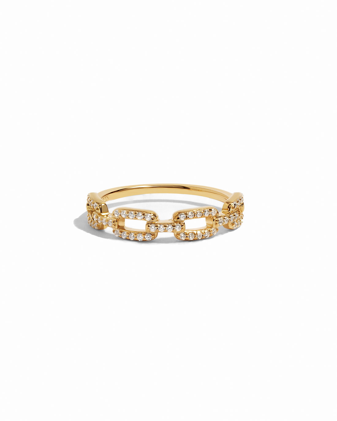 Pave Link Ring