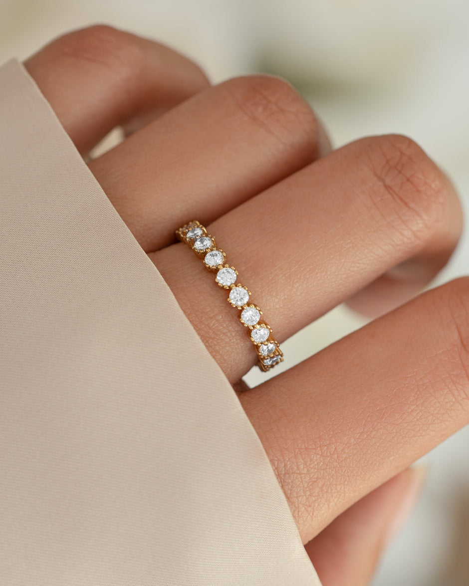 Bezeled Eternity Ring