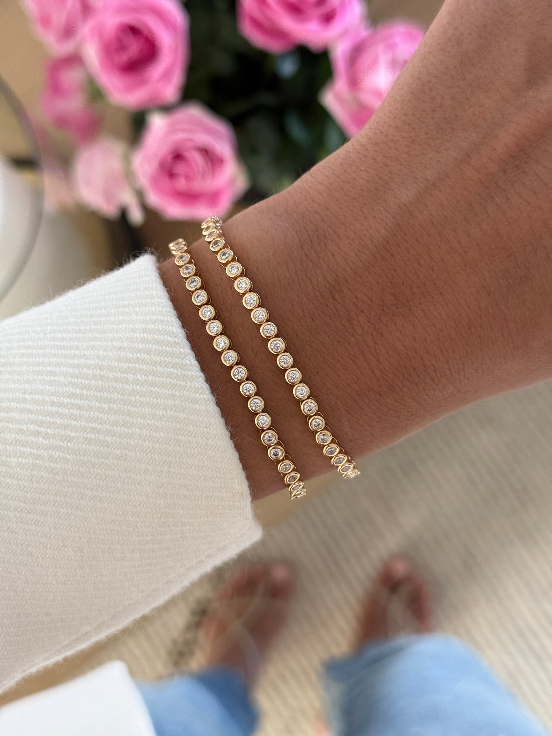 Maya Round Bezel Bracelet