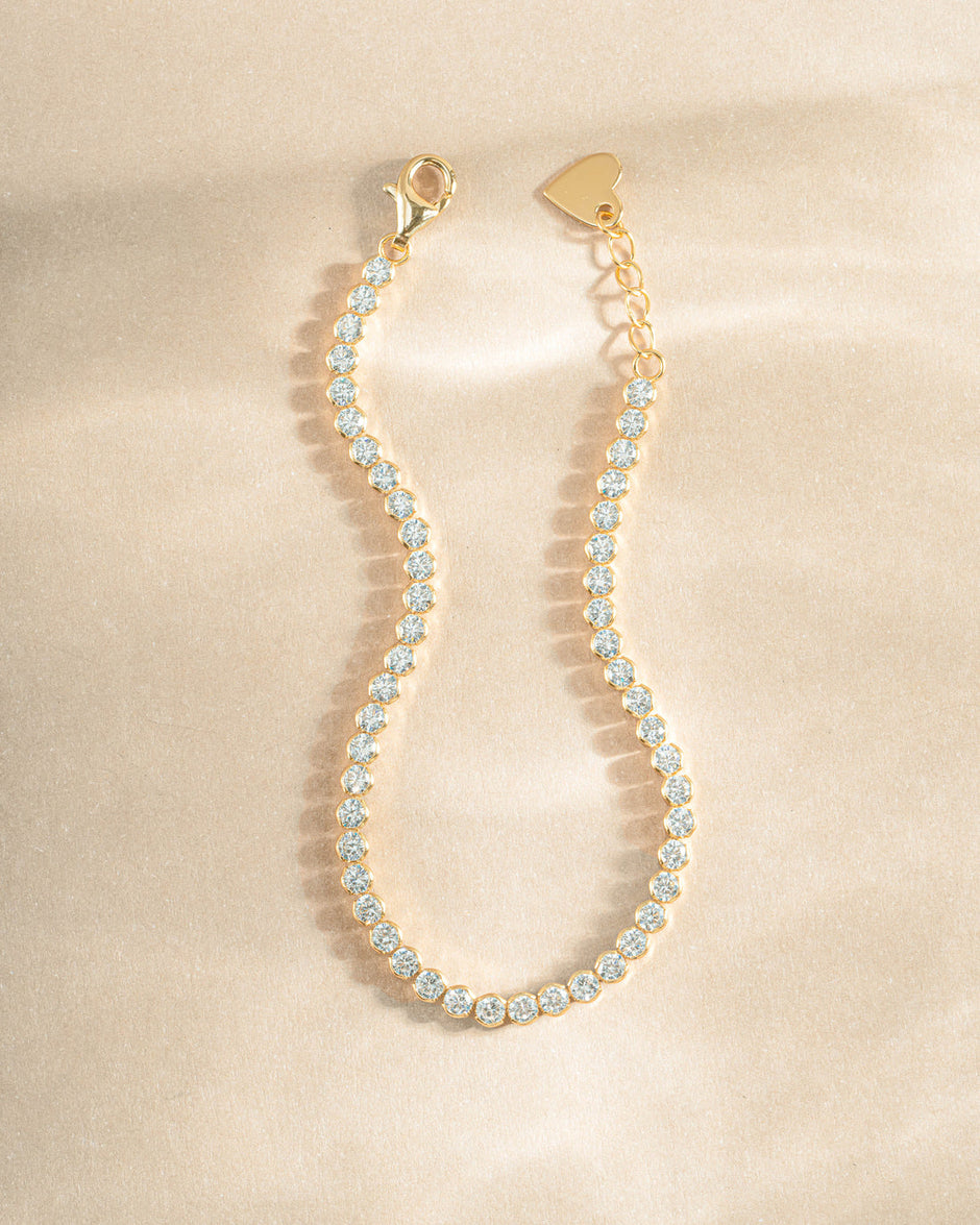 Ava Round Tennis Bracelet