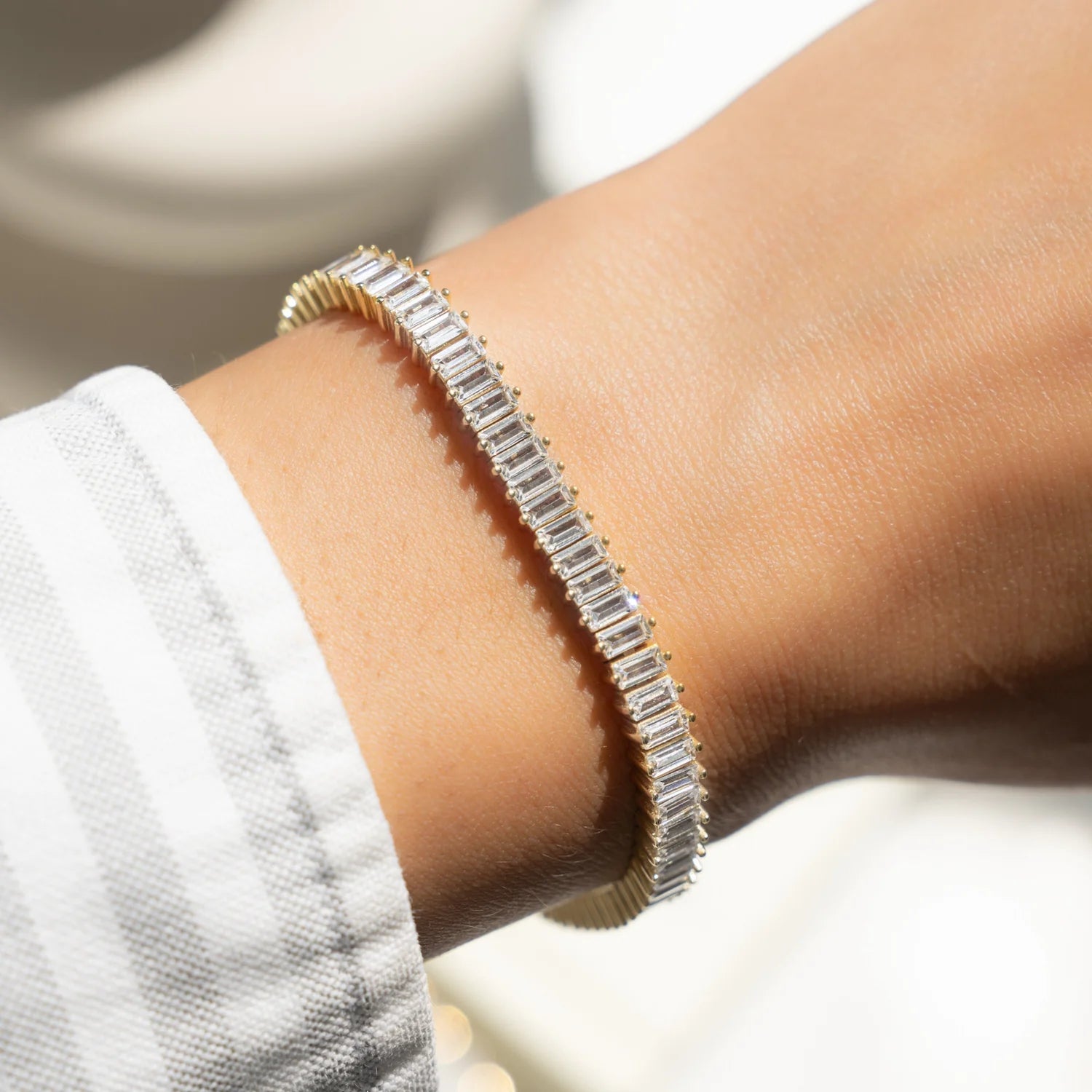 Bailey Baguette Tennis Bracelet