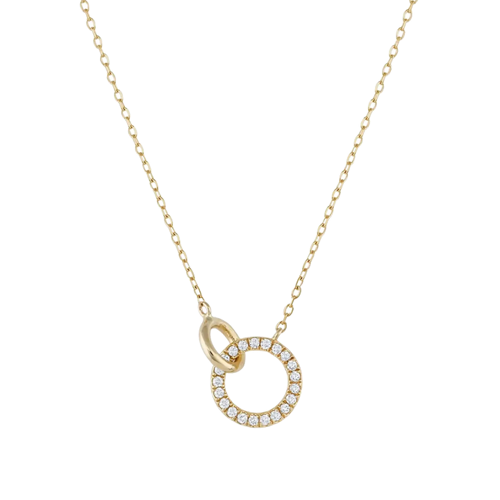 Reine Interlocking Diamond Necklace