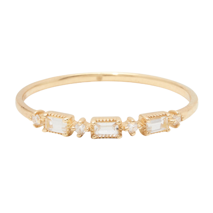 Jacqueline Diamond and Solid Gold Ring