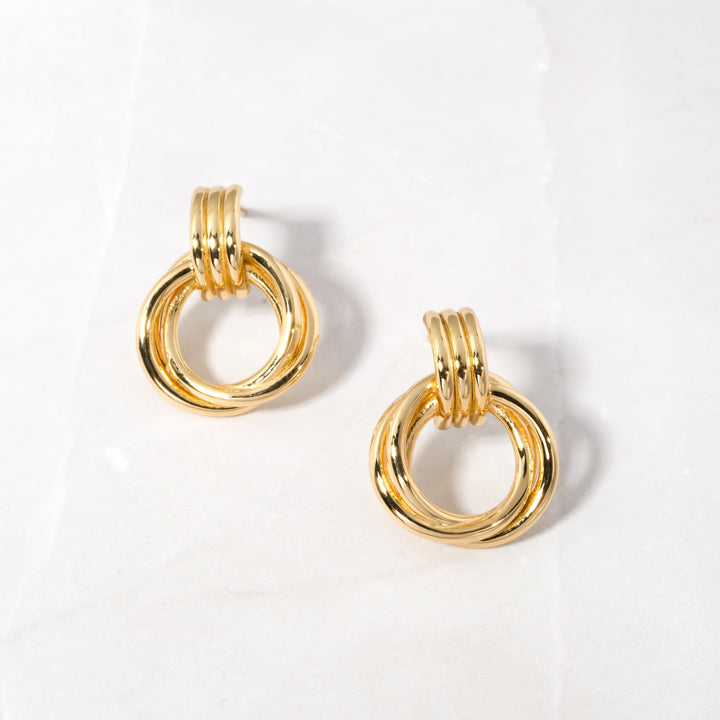 Knot Hoop Earrings