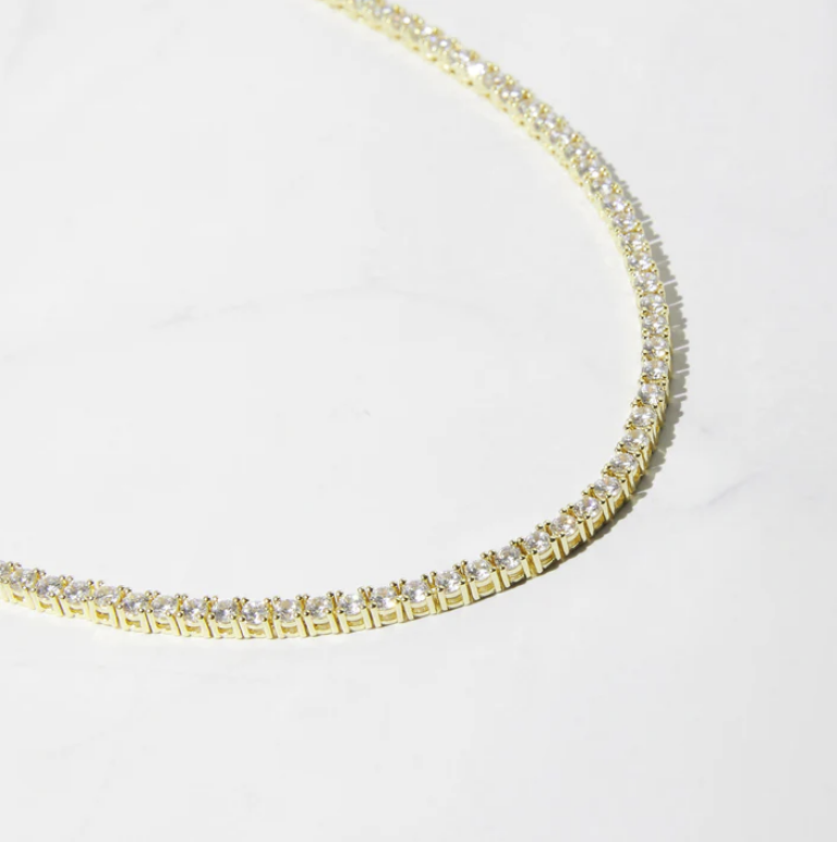 Emma Round Bezel Necklace