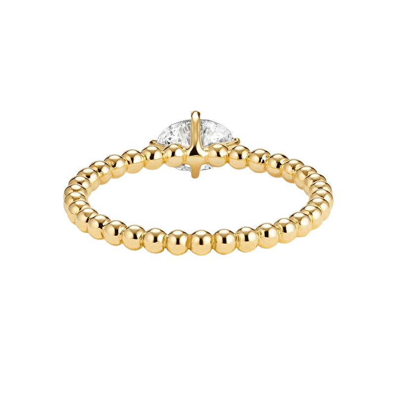 14K gold plated chloe ring