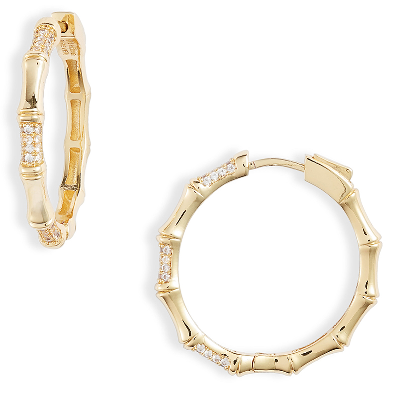 Gucci deals bamboo hoops