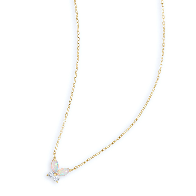 Lily 14K Gold Plated Butterfly Necklace