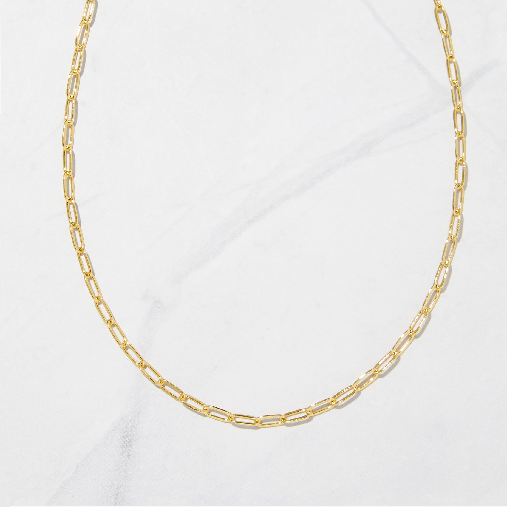 Small Paperclip Necklace