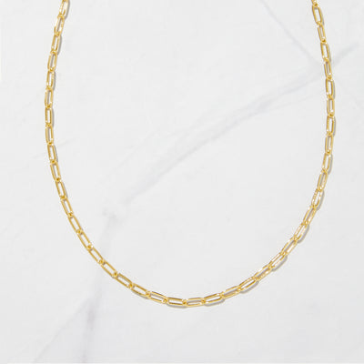 Small Paperclip Necklace