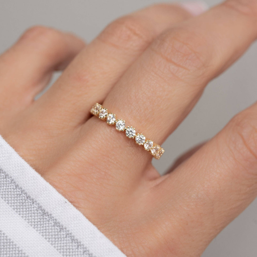 Bezeled Eternity Ring