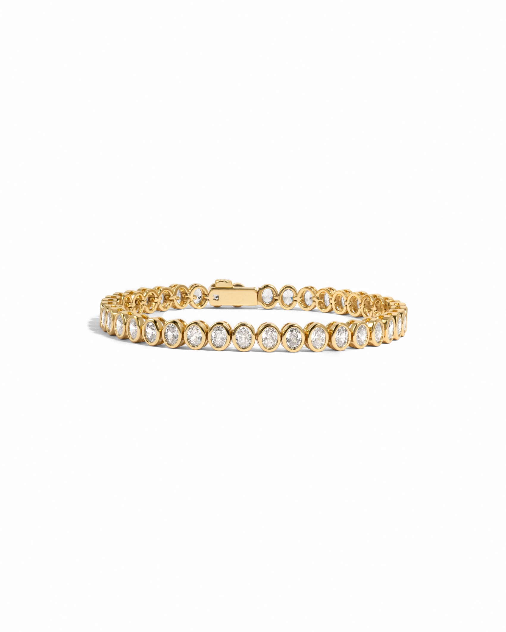 Brielle Oval Bezel Tennis Bracelet