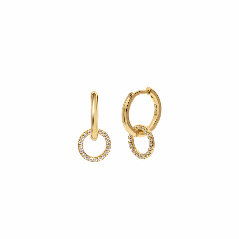 The Orbit Charm Hoops